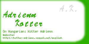 adrienn kotter business card